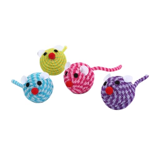 TOGEVAL 5stücke Interaktives Katzenspielzeug Bunte Mäuse Mit Elastischem Band Lustiges Spielzeug Für Katzen Fördert Die Aktivität Spielverhalten TOGEVAL 5stücke Interaktives Katzenspielzeug Bunte Mäuse Mit Elastischem Band Lustiges Spielzeug Für Katzen Fördert Die Aktivität Spielverhalten von TOGEVAL