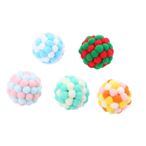 TOGEVAL 5St Zubehör für Katzenspielzeug Kratzspielzeug für Katzen Kätzchen Bälle kreativ Spielzeug Haustier Spielzeug Cats Toys spielsachen spielzeuge Rasselkugel für Katzen Haustierbedarf TOGEVAL 5St Zubehör für Katzenspielzeug Kratzspielzeug für Katzen Kätzchen Bälle kreativ Spielzeug Haustier Spielzeug Cats Toys spielsachen spielzeuge Rasselkugel für Katzen Haustierbedarf von TOGEVAL