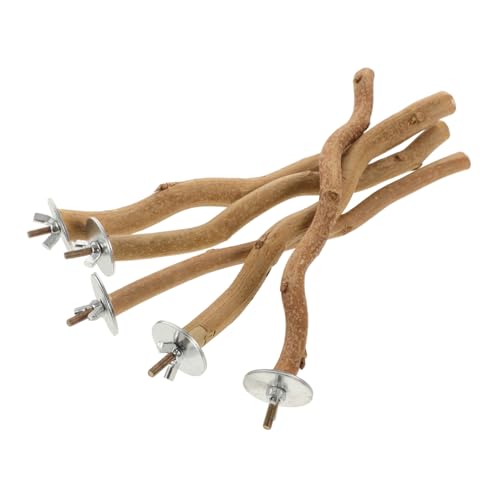 TOGEVAL 5st Vogel Stehen Vogelkäfigständer Sittich Barsch Spielzeug Vogelbarsch Vogelstange Spielzeug Papagei Spielstand Sitzstangen Für Vogelkäfig Sittichstangen Für Käfig Drachenholz TOGEVAL 5st Vogel Stehen Vogelkäfigständer Sittich Barsch Spielzeug Vogelbarsch Vogelstange Spielzeug Papagei Spielstand Sitzstangen Für Vogelkäfig Sittichstangen Für Käfig Drachenholz von TOGEVAL
