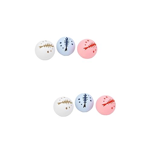 TOGEVAL 2 Sets Glockenspielzeug Für Kätzchenschwanz Blinkendes Spielzeug 3 Stück X 2 TOGEVAL 2 Sets Glockenspielzeug Für Kätzchenschwanz Blinkendes Spielzeug 3 Stück X 2 von TOGEVAL