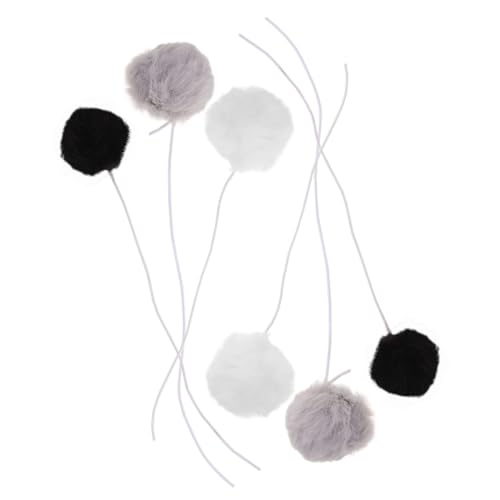 TOGEVAL Interactive Cat Toy Katzenspielzeug Bälle 6er Set Katzenbälle Interaktive Elastische Und Hängende Katzenbälle Für Indoor Katzen Weiche Fuzzy Bälle Und Lustiges Für Kätzchen Und Katzen TOGEVAL Interactive Cat Toy Katzenspielzeug Bälle 6er Set Katzenbälle Interaktive Elastische Und Hängende Katzenbälle Für Indoor Katzen Weiche Fuzzy Bälle Und Lustiges Für Kätzchen Und Katzen von TOGEVAL