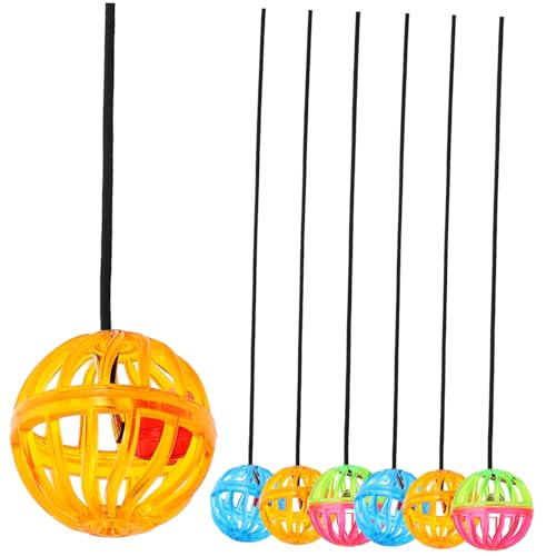 TOGEVAL 7 Stück Teiliges Reptilien Glöckchen und Bällen Langlebiges Beißfestes Zubehör für Bartagamen zum Aufhängen im Terrarium Bunte Glas Ball Spielzeuge für Echsen TOGEVAL 7 Stück Teiliges Reptilien Glöckchen und Bällen Langlebiges Beißfestes Zubehör für Bartagamen zum Aufhängen im Terrarium Bunte Glas Ball Spielzeuge für Echsen von TOGEVAL