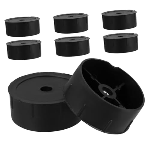TOGEVAL 8stücke Kratzbaumpfosten-ersatzstecker Kratzbaum-rohrstecker Kratzbaumpfosten-stecker Ersatzstopfen Für Katzenpfosten Schwarzes Kunststoff-DIY-zubehör Kratzbaum-ersatzteile von TOGEVAL