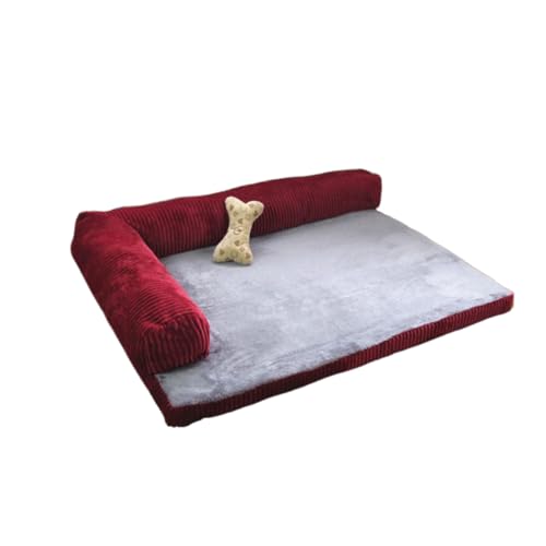 TOGEVAL Hundecouch Für Katzen Und Hunde Abnehmbares Und Waschbares Hundebett Aus Cordstoff Größe Gemütliches Und Warmes Haustierkissen Für Entspannte Schlafstunden TOGEVAL Hundecouch Für Katzen Und Hunde Abnehmbares Und Waschbares Hundebett Aus Cordstoff Größe Gemütliches Und Warmes Haustierkissen Für Entspannte Schlafstunden von TOGEVAL