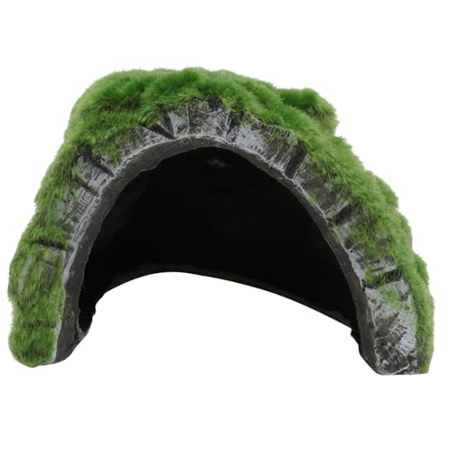 TOGEVAL Aquarium Versteck Höhle für Schildkröten und Reptilien Realistische Mooshöhle aus Langlebigem Harz Natürlicher Unterschlupf und Dekoratives Terrarium Zubehör für Drinnen TOGEVAL Aquarium Versteck Höhle für Schildkröten und Reptilien Realistische Mooshöhle aus Langlebigem Harz Natürlicher Unterschlupf und Dekoratives Terrarium Zubehör für Drinnen von TOGEVAL
