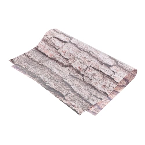 TOGEVAL Vivarium Dekoration Aufkleber Aquarium Hintergrund Baumrinde Muster 62 * 40cm Fisch Tank Zubehör TOGEVAL Vivarium Dekoration Aufkleber Aquarium Hintergrund Baumrinde Muster 62 * 40cm Fisch Tank Zubehör von TOGEVAL