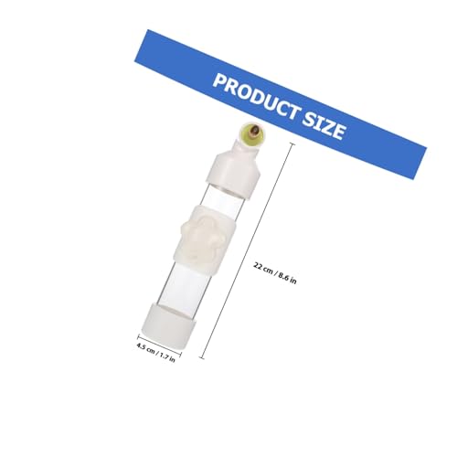 TOGEVAL Automatischer Vogel Wasserspender Weiß PVC Für Kleine Bis Mittlere Vögel Praktischer Käfig Wasserbehälter Wassernapf Für Wellensittiche Sittiche Papageien Leicht Zu Montieren von TOGEVAL