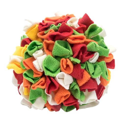 TOGEVAL Bissfester Schnüffelball Haustier Hundespielzeug unverwüstlich Hunde schnüffelball Hunde suchspielzeug Leckfutter Ball Spielzeug für Hunde Kauspielzeug für Hunde Colorful TOGEVAL Bissfester Schnüffelball Haustier Hundespielzeug unverwüstlich Hunde schnüffelball Hunde suchspielzeug Leckfutter Ball Spielzeug für Hunde Kauspielzeug für Hunde Colorful von TOGEVAL