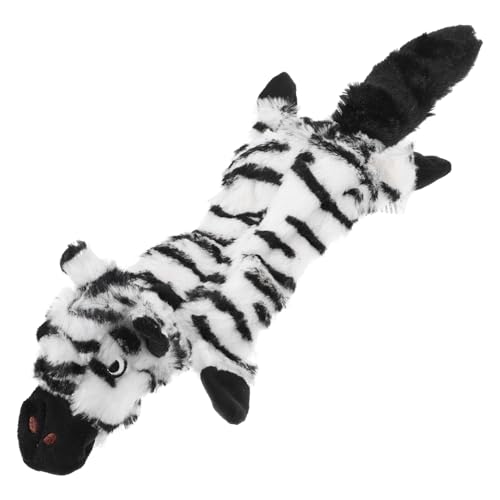 TOGEVAL Pet Dog Squeaky Toy Strapazierfähiges Kauspielzeug Plüsch Für Hunde Geräuschvolles Und Langlebiges Spielzeug Beschäftigung Und Stressabbau Zebra TOGEVAL Pet Dog Squeaky Toy Strapazierfähiges Kauspielzeug Plüsch Für Hunde Geräuschvolles Und Langlebiges Spielzeug Beschäftigung Und Stressabbau Zebra von TOGEVAL
