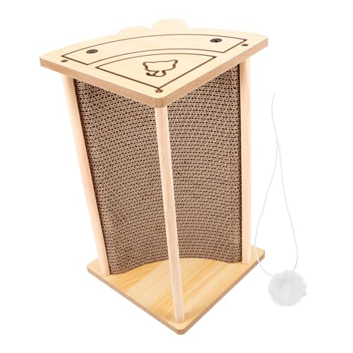 TOGEVAL Cat Scratch Pad Tough Wear-Resistant Karton Katze Kratzspielzeug Kätzchen Klauenschlüsselkissen TOGEVAL Cat Scratch Pad Tough Wear-Resistant Karton Katze Kratzspielzeug Kätzchen Klauenschlüsselkissen von TOGEVAL