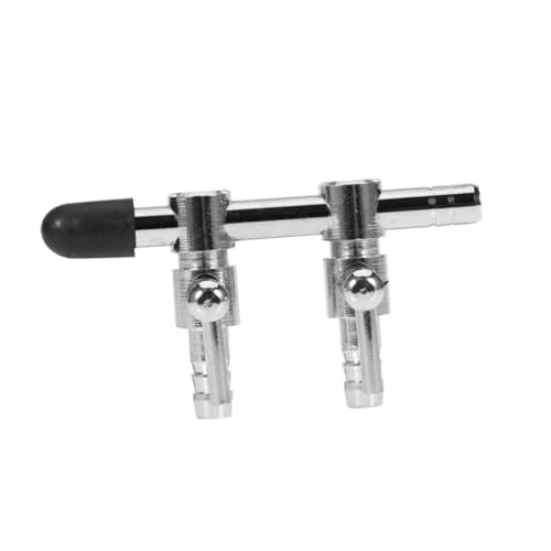 TOGEVAL Edelstahl Aquarium Luftpumpe Verteiler Mit Flow Lever Steuerung 2 Wege Verteiler Für Optimale Luftzirkulation Im Aquarium TOGEVAL Edelstahl Aquarium Luftpumpe Verteiler Mit Flow Lever Steuerung 2 Wege Verteiler Für Optimale Luftzirkulation Im Aquarium von TOGEVAL
