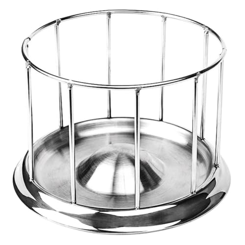 TOGEVAL Edelstahl Schildkröten Futter Wasserschale Rostfrei Langlebig Hygienisch Sicher Erhöhtes Design für Saubere Futterverteilung für Reptilien und Amphibien Mittelgroß TOGEVAL Edelstahl Schildkröten Futter Wasserschale Rostfrei Langlebig Hygienisch Sicher Erhöhtes Design für Saubere Futterverteilung für Reptilien und Amphibien Mittelgroß von TOGEVAL