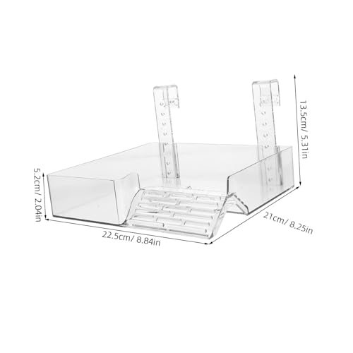 TOGEVAL Einstellbare Hängende Schildkrötenplattform mit Rutschfester Rampe Große Terrapin Kletterplattform für Schildkrötenbecken Trockenes Sonnenbad für Wasserschildkröten Reptilien TOGEVAL Einstellbare Hängende Schildkrötenplattform mit Rutschfester Rampe Große Terrapin Kletterplattform für Schildkrötenbecken Trockenes Sonnenbad für Wasserschildkröten Reptilien von TOGEVAL