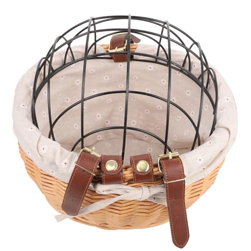 TOGEVAL Fahrradkorb Für Haustiere Abnehmbarer Hundekorb Für Den Lenker Robuster Pet Bag Für Fahrräder Ideal Für Katzen Und Kleine Hunde Bike Frame Bag Praktischer Haustierträger von TOGEVAL