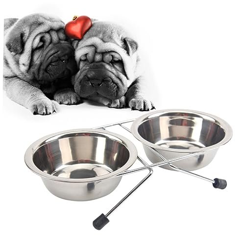 TOGEVAL Edelstahl-hundefutter- Und Wassernapf-Set Große Größe Futternapf Für Haustiere Ohne Boden TOGEVAL Edelstahl-hundefutter- Und Wassernapf-Set Große Größe Futternapf Für Haustiere Ohne Boden von TOGEVAL