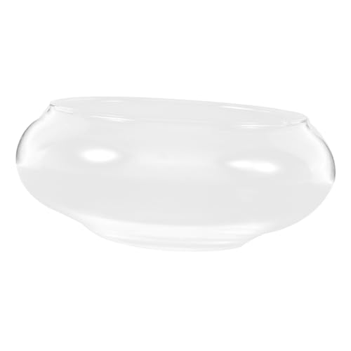 TOGEVAL Mini Aquarium Für Goldfische Und Pflanzen Transparentes Terrarium Für Hochzeiten Und Wohnkultur Stabile Bauweise Für Langanhaltenden von TOGEVAL