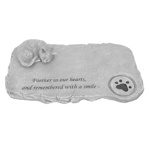 TOGEVAL Grabstein Zum Gedenken An Katzen Katzenschmuck Katzenspielzeug Trauer Um EIN Haustier Katzentunnel Gedenkstein Für Hunde Kätzchen Kratzbaum Katzenkratzer Wurf Figur Harz Light Grey TOGEVAL Grabstein Zum Gedenken An Katzen Katzenschmuck Katzenspielzeug Trauer Um EIN Haustier Katzentunnel Gedenkstein Für Hunde Kätzchen Kratzbaum Katzenkratzer Wurf Figur Harz Light Grey von TOGEVAL