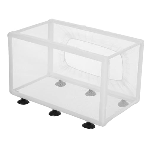 TOGEVAL Großer Fischbrutkasten mit Saugnäpfen für Aquarium Polyester Netz Aufzuchtbox zur Fischisolierung und Jungfischaufzucht Geeignet für Zucht und Schutz im Aquarium TOGEVAL Großer Fischbrutkasten mit Saugnäpfen für Aquarium Polyester Netz Aufzuchtbox zur Fischisolierung und Jungfischaufzucht Geeignet für Zucht und Schutz im Aquarium von TOGEVAL