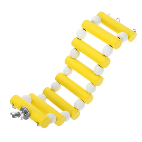 TOGEVAL Hamster Hängebrücke Spielzeug, Hamster Holzleiter, Hamster Spielzeug, Hamster Leiter Plattform, Hamster Kletterspielzeug, Hamster Leiter Spielzeug, Ratten Leiter Spielzeug, Ratten von TOGEVAL