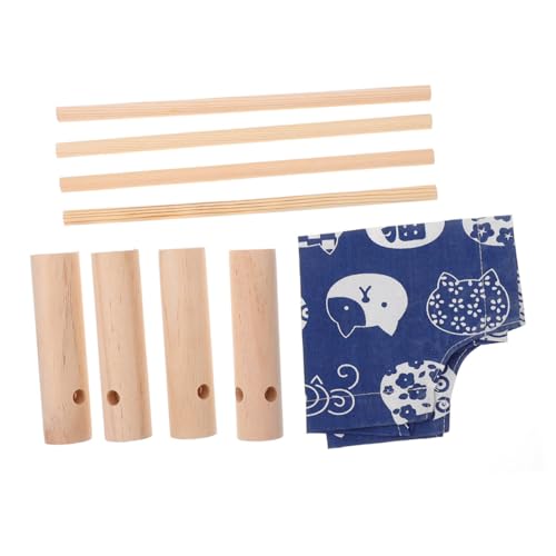 TOGEVAL Hamster Hängematte Kleintierbett Atmungsaktiv Weich Erhöhtes Nest Für Hamster Meerschweinchen Igel Kaninchen Kleintiere Käfigzubehör TOGEVAL Hamster Hängematte Kleintierbett Atmungsaktiv Weich Erhöhtes Nest Für Hamster Meerschweinchen Igel Kaninchen Kleintiere Käfigzubehör von TOGEVAL