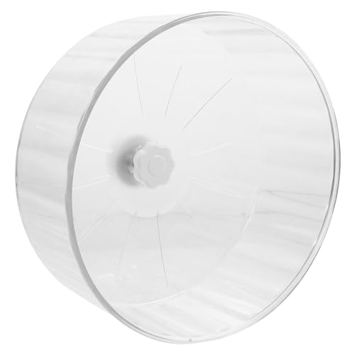 TOGEVAL Hamster Laufrad Leise Doppelachse Transparentes Kunststoff Rad für Zwerghamster Kleintiere Fitness Einfach zu Reinigen und Installieren TOGEVAL Hamster Laufrad Leise Doppelachse Transparentes Kunststoff Rad für Zwerghamster Kleintiere Fitness Einfach zu Reinigen und Installieren von TOGEVAL