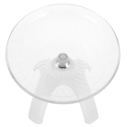 TOGEVAL Hamster Laufrad Saucer Wheel Leise Abs Material Sicheres Kleintier für Zwerghamster Igel Rennmäuse Nagerkäfig Zubehör Saucer Form für Unterhaltsames Training TOGEVAL Hamster Laufrad Saucer Wheel Leise Abs Material Sicheres Kleintier für Zwerghamster Igel Rennmäuse Nagerkäfig Zubehör Saucer Form für Unterhaltsames Training von TOGEVAL