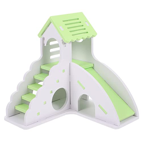 TOGEVAL Material Hamster Nest Sicher Komfortable Hideout Leiter Rutschen Spielzeug Jahr-rund Haustier Spielhaus TOGEVAL Material Hamster Nest Sicher Komfortable Hideout Leiter Rutschen Spielzeug Jahr-rund Haustier Spielhaus von TOGEVAL