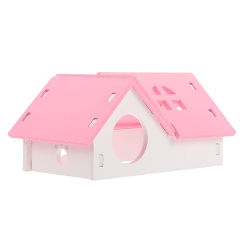 TOGEVAL Hamsterhaus Für Kleintiere Gemütliche Villa Für Hamster Meerschweinchen Und Zwerghamster Spielhaus Mit Privatem Rückzugsort Für Käfige Und Outdoor-nutzung Sicheres Material TOGEVAL Hamsterhaus Für Kleintiere Gemütliche Villa Für Hamster Meerschweinchen Und Zwerghamster Spielhaus Mit Privatem Rückzugsort Für Käfige Und Outdoor-nutzung Sicheres Material von TOGEVAL