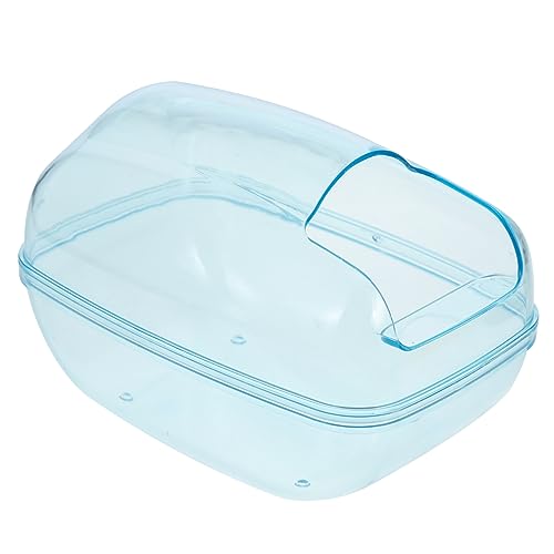 TOGEVAL Hamster Toilette klarer Behälter transparentes Hamsterbecken Badezimmerhaus für kleine Tiere Tierbad Hamster klo Hamster sandbad praktisches Sandbecken Hamster-Badebecken Plastik TOGEVAL Hamster Toilette klarer Behälter transparentes Hamsterbecken Badezimmerhaus für kleine Tiere Tierbad Hamster klo Hamster sandbad praktisches Sandbecken Hamster-Badebecken Plastik von TOGEVAL