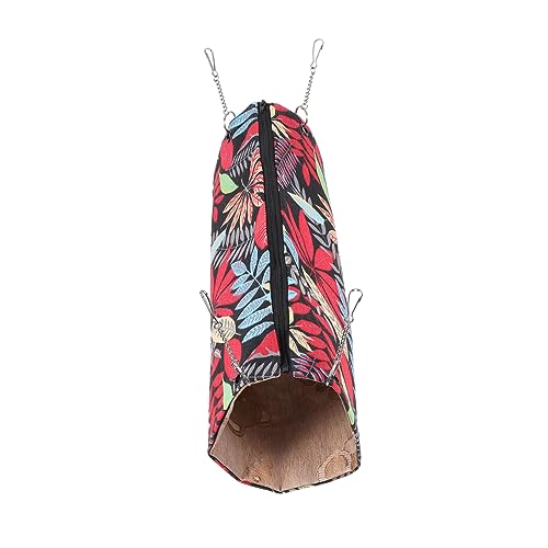 TOGEVAL Guinea Pig Kühl-Tunnel Hängendes Nest Für Kleine Haustiere Sommerhängematte Für Hamster Mäuse Eichhörnchen Kühlendes Design Für Spiel von TOGEVAL