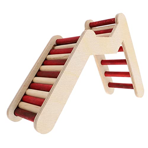 TOGEVAL Hamster-kletterleiter Papageienspielzeug Hamsterzubehör Nymphensittiche Schaukeln Spielzeug Hasenrampe Kletterleiter Für Kleintiere Hase Übungsspielzeug Hasenkäfige Hölzern TOGEVAL Hamster-kletterleiter Papageienspielzeug Hamsterzubehör Nymphensittiche Schaukeln Spielzeug Hasenrampe Kletterleiter Für Kleintiere Hase Übungsspielzeug Hasenkäfige Hölzern von TOGEVAL