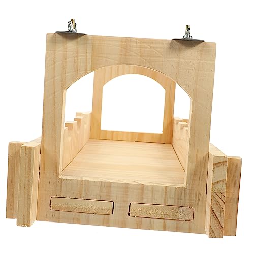 TOGEVAL Hamsterbett Hamsterversteck Plattformhaus Für Hamster Dauerhafter Haustierlebensraum Haustierbrücke Für Kleintiere Papageien-hängebrücke Haustierkäfig Für Chinchilla Hölzern TOGEVAL Hamsterbett Hamsterversteck Plattformhaus Für Hamster Dauerhafter Haustierlebensraum Haustierbrücke Für Kleintiere Papageien-hängebrücke Haustierkäfig Für Chinchilla Hölzern von TOGEVAL