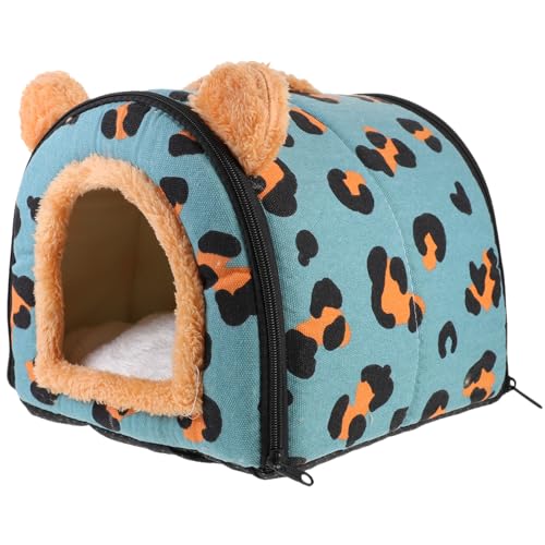 TOGEVAL Hamster Warmes Nest Haus Im Cartoon-Stil Gemütlicher Rückzugsort Für Kleine Tiere Und Für Hamster Meerschweinchen Und Kaninchen TOGEVAL Hamster Warmes Nest Haus Im Cartoon-Stil Gemütlicher Rückzugsort Für Kleine Tiere Und Für Hamster Meerschweinchen Und Kaninchen von TOGEVAL