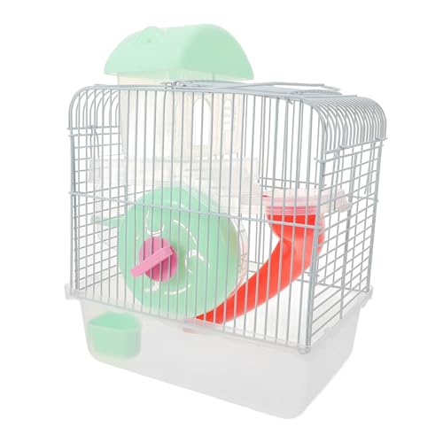 TOGEVAL Hamster-drahtschloss Großer Doppelstöckiger Käfig Für Haustiere Chinchillas Und Ratten Mit Spielzeug Sicher Und Komfortabel von TOGEVAL