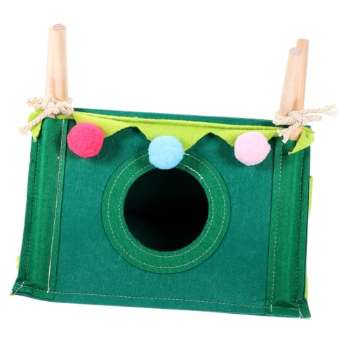 TOGEVAL Hamsternest Für Kleine Haustiere, Haustierversteck, Hamsterschlafhütte, Meerschweinchen Eckzelt, Kaninchen Warmhütte, Hamster Eckversteck, Kleines Haustier Schlafhaus, Indoor von TOGEVAL