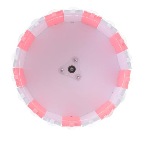TOGEVAL Hamsterrad Leise Laufrad Großes Laufrad für Hamster und Kleine Nager Geräuscharm Langlebig Einfache Montage Rosa weiß TOGEVAL Hamsterrad Leise Laufrad Großes Laufrad für Hamster und Kleine Nager Geräuscharm Langlebig Einfache Montage Rosa weiß von TOGEVAL
