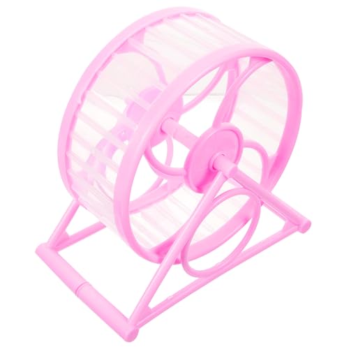 TOGEVAL Hamsterrad Leise mit Ständer Geräuscharmes Laufrad für Hamster Chinchillas Meerschweinchen Robustes Laufrad für Kleintiere Geeignet für Terrarien und Käfige Langlebiges von TOGEVAL