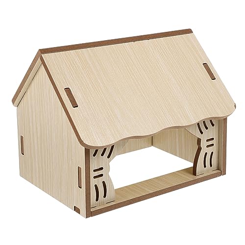 TOGEVAL Kleintier-Haus Aus Holz Hamsterversteck Für Meerschweinchen Und Mäuse Geräumiges Design Langlebiges Und Sicheres Material Für Spiel Und Schlaf Im Käfig Vielseitiges TOGEVAL Kleintier-Haus Aus Holz Hamsterversteck Für Meerschweinchen Und Mäuse Geräumiges Design Langlebiges Und Sicheres Material Für Spiel Und Schlaf Im Käfig Vielseitiges von TOGEVAL