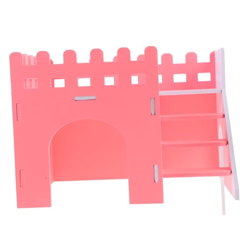 TOGEVAL Große Hamstervilla aus rosa strapazierfähigem PVC-Material sicherer Unterschlupf für Meerschweinchen Chinchillas Eichhörnchen TOGEVAL Große Hamstervilla aus rosa strapazierfähigem PVC-Material sicherer Unterschlupf für Meerschweinchen Chinchillas Eichhörnchen von TOGEVAL