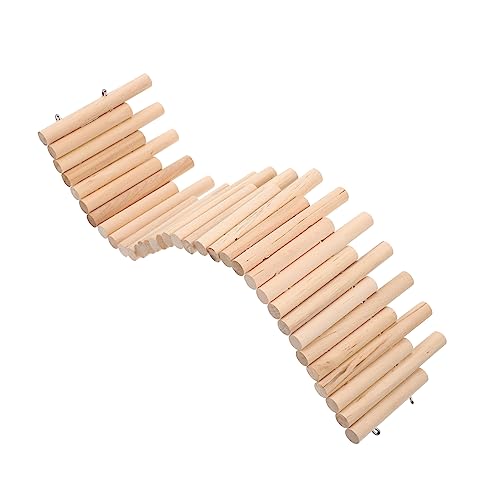 TOGEVAL Hamster Abenteuer Leiter Holz Bogenbrücke Haustier Klettern Spielzeug Verhindert Sicher Runde Kanten TOGEVAL Hamster Abenteuer Leiter Holz Bogenbrücke Haustier Klettern Spielzeug Verhindert Sicher Runde Kanten von TOGEVAL