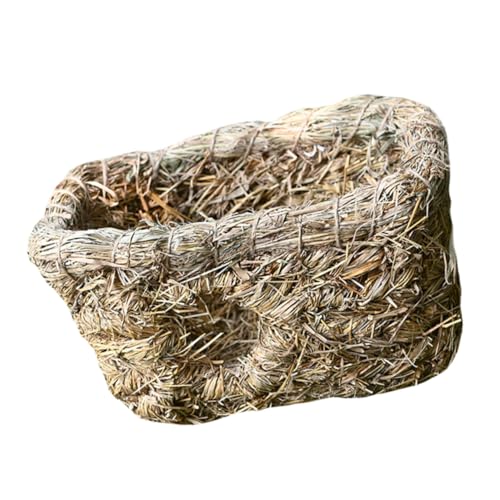 TOGEVAL Handgefertigtes Haustierhaus aus Robustem Stroh mit Doppellöchriger Konstruktion Kleines Nest für Katzen und Kaninchen Langlebig und Vielseitig für Drinnen und Draußen TOGEVAL Handgefertigtes Haustierhaus aus Robustem Stroh mit Doppellöchriger Konstruktion Kleines Nest für Katzen und Kaninchen Langlebig und Vielseitig für Drinnen und Draußen von TOGEVAL