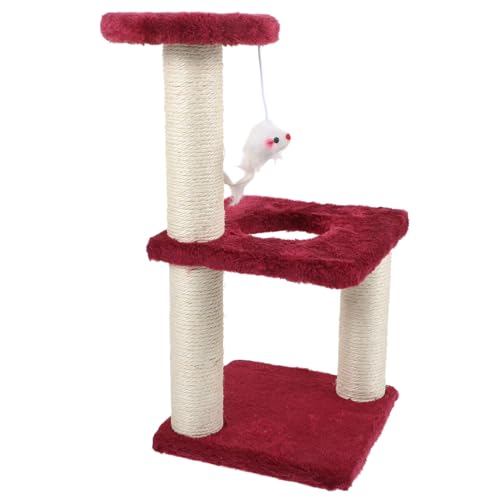 TOGEVAL Dekorativer Katzenkratzbaum Kletterständer für Kätzchen verschleißfest Katzenkratzbaum Katzenbaum Türme TOGEVAL Dekorativer Katzenkratzbaum Kletterständer für Kätzchen verschleißfest Katzenkratzbaum Katzenbaum Türme von TOGEVAL