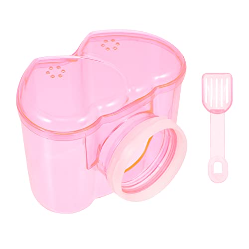 TOGEVAL Acryl Haustierbadezimmer Sandbadbehälter für Hamster Hamsterbadewanne Duschraum Rot Haustierbedarf TOGEVAL Acryl Haustierbadezimmer Sandbadbehälter für Hamster Hamsterbadewanne Duschraum Rot Haustierbedarf von TOGEVAL