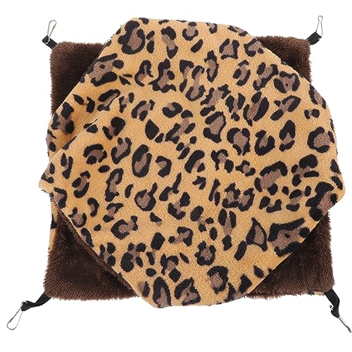 TOGEVAL Haustier Hängematte, Kleintier Hängematte, Hamster Heimbett, Bequemes Hängemattenbett, Hamsterbett, Chinchilla Käfigzubehör, Haustierkäfig Hängematte, Haustier Hängekäfigzubehör, von TOGEVAL