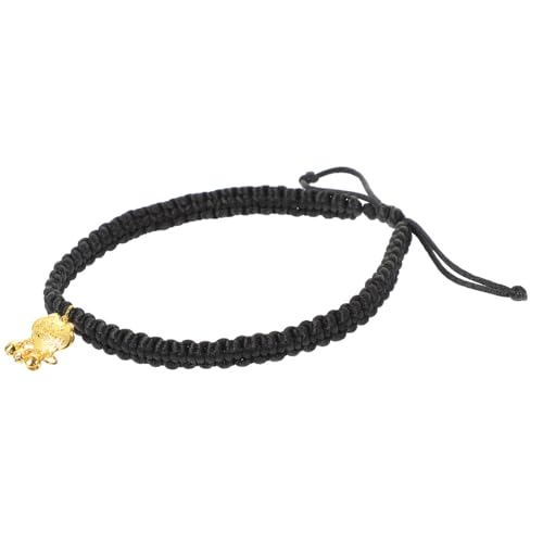 TOGEVAL Haustier Halskette Hund Halskette kleine hundehalskette Hundekette tierische bescherung weihachtsdeko verschleißfeste Hundehalsbandglocken hängendes Hundegoldschloss Messing Black TOGEVAL Haustier Halskette Hund Halskette kleine hundehalskette Hundekette tierische bescherung weihachtsdeko verschleißfeste Hundehalsbandglocken hängendes Hundegoldschloss Messing Black von TOGEVAL