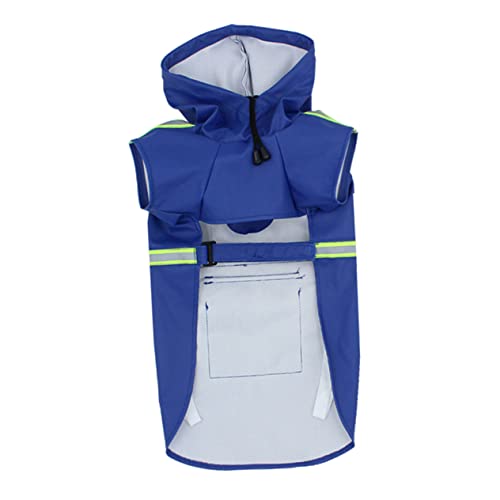 TOGEVAL Reflektierende Hunderegenjacke Mit Kapuze Haustier-Overall Regenbekleidung Für Hunde Dunkel L Frühling/ TOGEVAL Reflektierende Hunderegenjacke Mit Kapuze Haustier-Overall Regenbekleidung Für Hunde Dunkel L Frühling/ von TOGEVAL