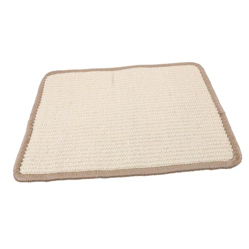 TOGEVAL Kratzmatte Für Katzen Aus Sisal Große Anti-Kratzer-Matte Zum Schutz Von Möbeln Bequeme Kratzfläche Für Glückliche Haustiere Zufällige Farben Und Muster von TOGEVAL