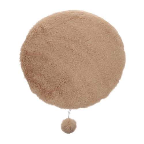 TOGEVAL Warme Haustiermatte Plüsch-katzenbett Für Hauskatzen Warmes Haustierkissen Kätzchen-schlafkissen 40 cm Rund Grau TOGEVAL Warme Haustiermatte Plüsch-katzenbett Für Hauskatzen Warmes Haustierkissen Kätzchen-schlafkissen 40 cm Rund Grau von TOGEVAL