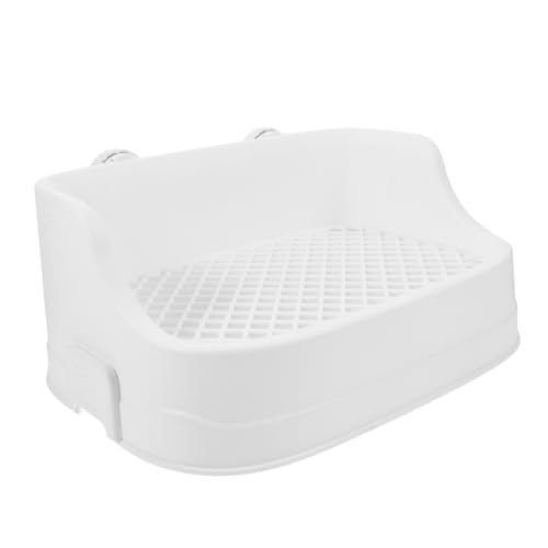 TOGEVAL Haustier Töpfchen Hamster klo kaninchentoilette Hamsterklo ecktoilette Hasen klo Mülleimer Hasenkäfig Trainer-Töpfchen für Haustiere Käfig Trainer Töpfchen Plastik Weiß TOGEVAL Haustier Töpfchen Hamster klo kaninchentoilette Hamsterklo ecktoilette Hasen klo Mülleimer Hasenkäfig Trainer-Töpfchen für Haustiere Käfig Trainer Töpfchen Plastik Weiß von TOGEVAL