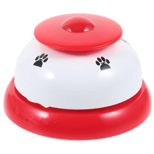 TOGEVAL Haustier Trainingsglocke aus Robustem Kunststoff Interaktives für Hunde und Katzen Spielerisches Töpfchentraining Pfotenbetätigte Klingel für Welpen und Kätzchen Langlebig und von TOGEVAL